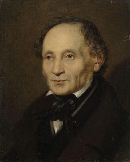 Gustav Adolf Hippius Portrait of J G Exner oil painting image